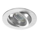 Noxion Wpuszczany Spot Drome MR16 uchylny Aluminium | Aukko 69mm - GU10 Trzonek