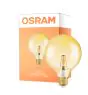 Osram Vintage 1906 LED E27 Globe Włókno Złoty 125mm 7W 650lm - 824 Bardzo Ciepła Biel | Zamienne 40W