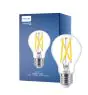 Philips Master LED E27 Gruszka Włókno Przezroczysty 7.2W 1055lm - 922-927 Dim To Warm | Najlepsze Renderowanie Kolorów - Ściemnianie - Zamienne 75W