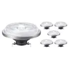 Opakowanie 6x Philips MASTER LED Spot G53 AR111 14.8W 875lm 45D - 930 Ciepła Biel | Najlepsze renderowanie kolorów - Ściemnianie - Zamienne 75W